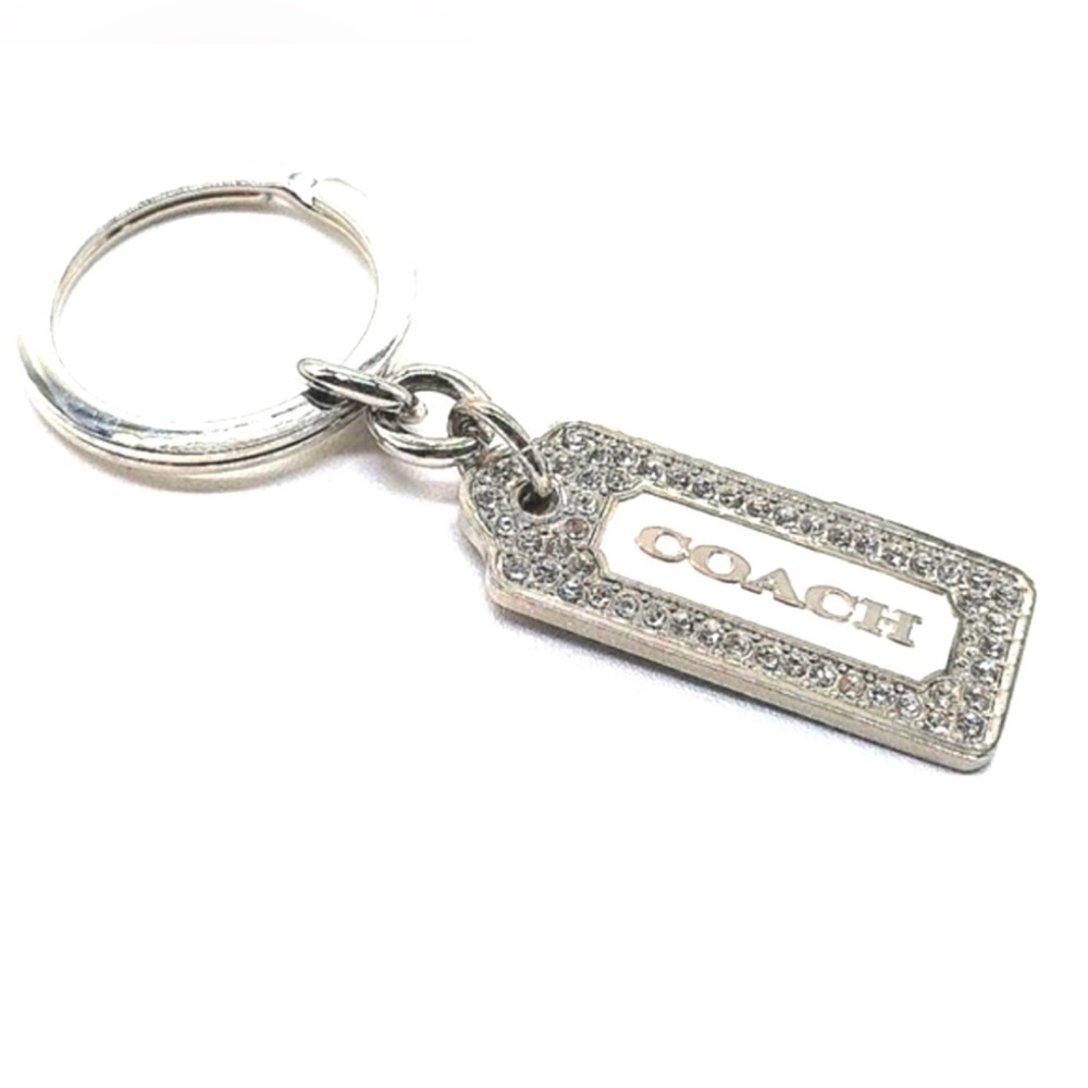COACH Vintage LOZ Pave Keychain FOB Purse Charm Tag-Style #8865 - Picture 2 of 5
